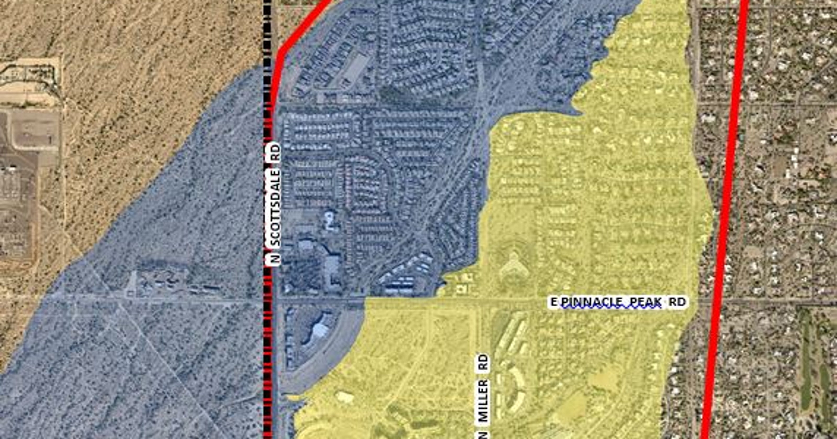 Arizona Flooding Map