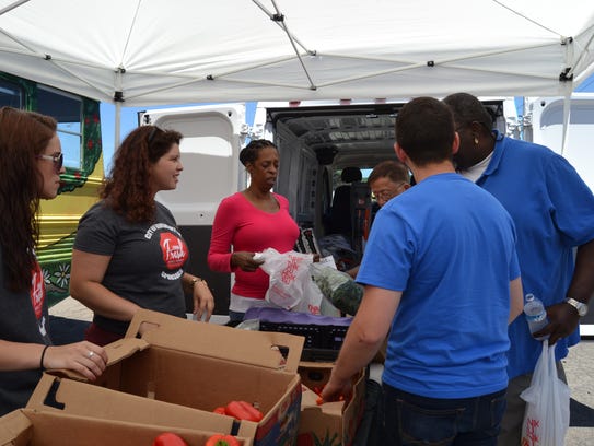 The North Side Fresh Mobile Market launched Wednesday