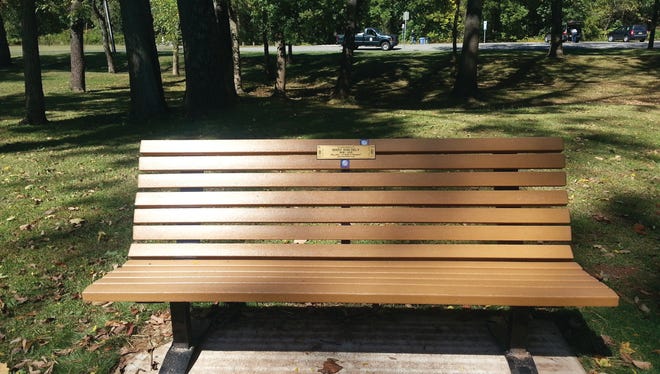 Tribute Benches provided a lasting memorial in the Somerset County parks.