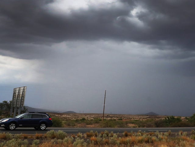 Strong Storms Moving Through West Valley
