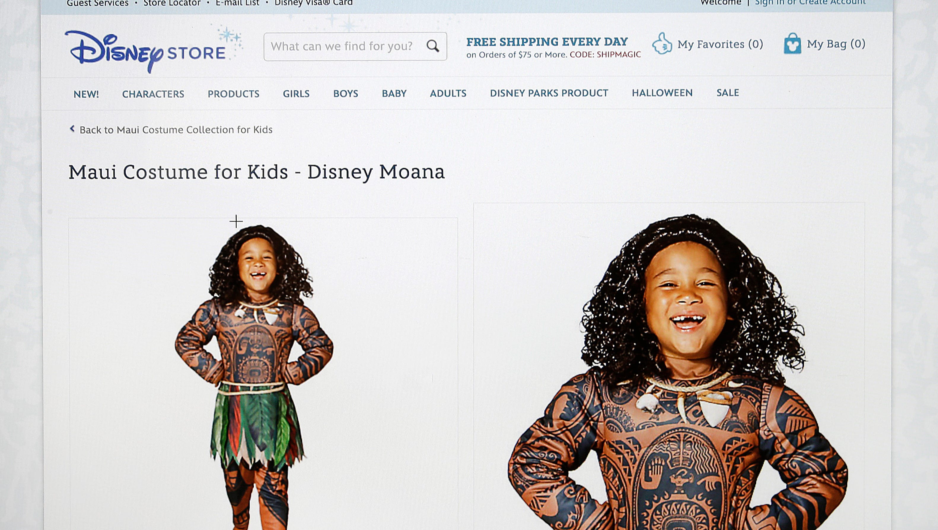 Disney Pulls Offensive Moana Halloween Costume