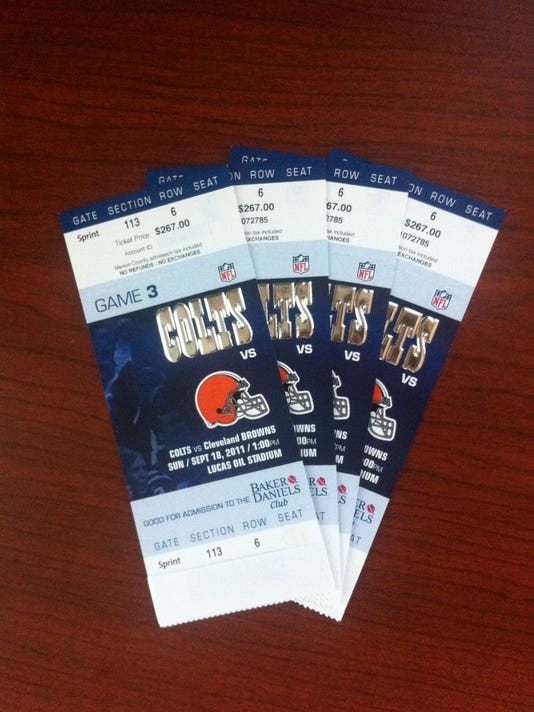 Colts playoff tickets moving a bit slowly
