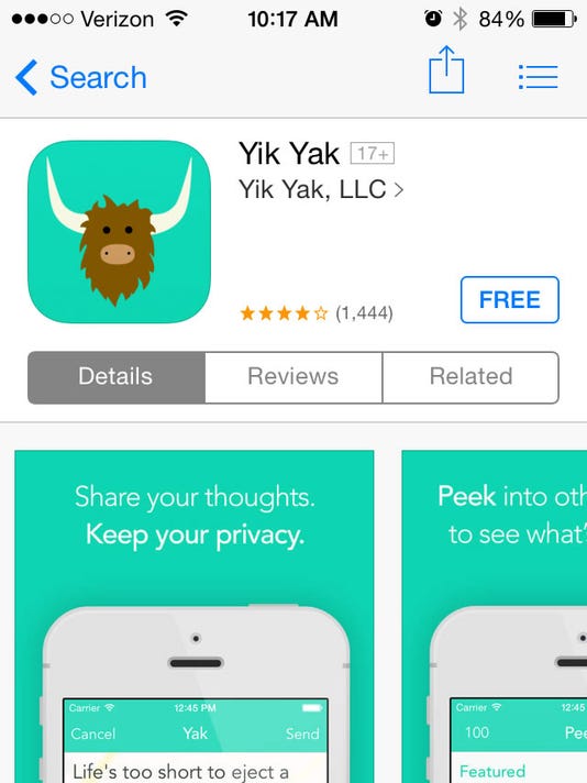 Campus concerns grow over use of Yik Yak app