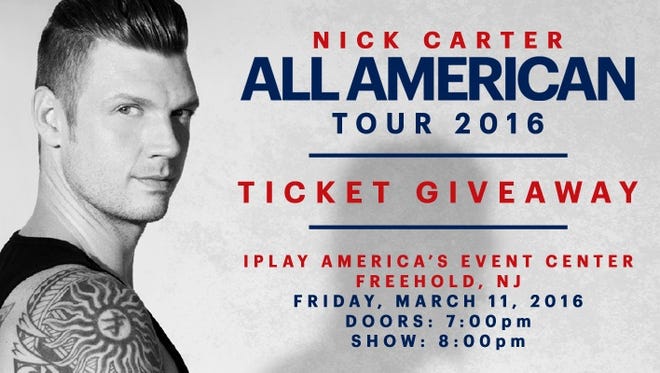 Nick Carter All American Tour