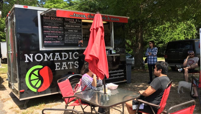 Nomadic Eats will be among the food trucks appearing at the Pensacola Hot Wheels Food Trucks Festival, which will take place Saturday at Plaza De Luna.