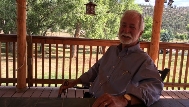 State Supreme Court Chief Justice Charles Daniels spoke about bail reform in an interview at his second home in Ruidoso.