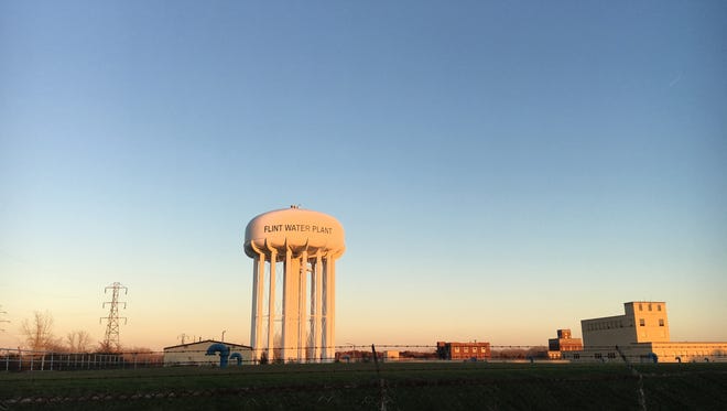 The Flint water treatment plant.