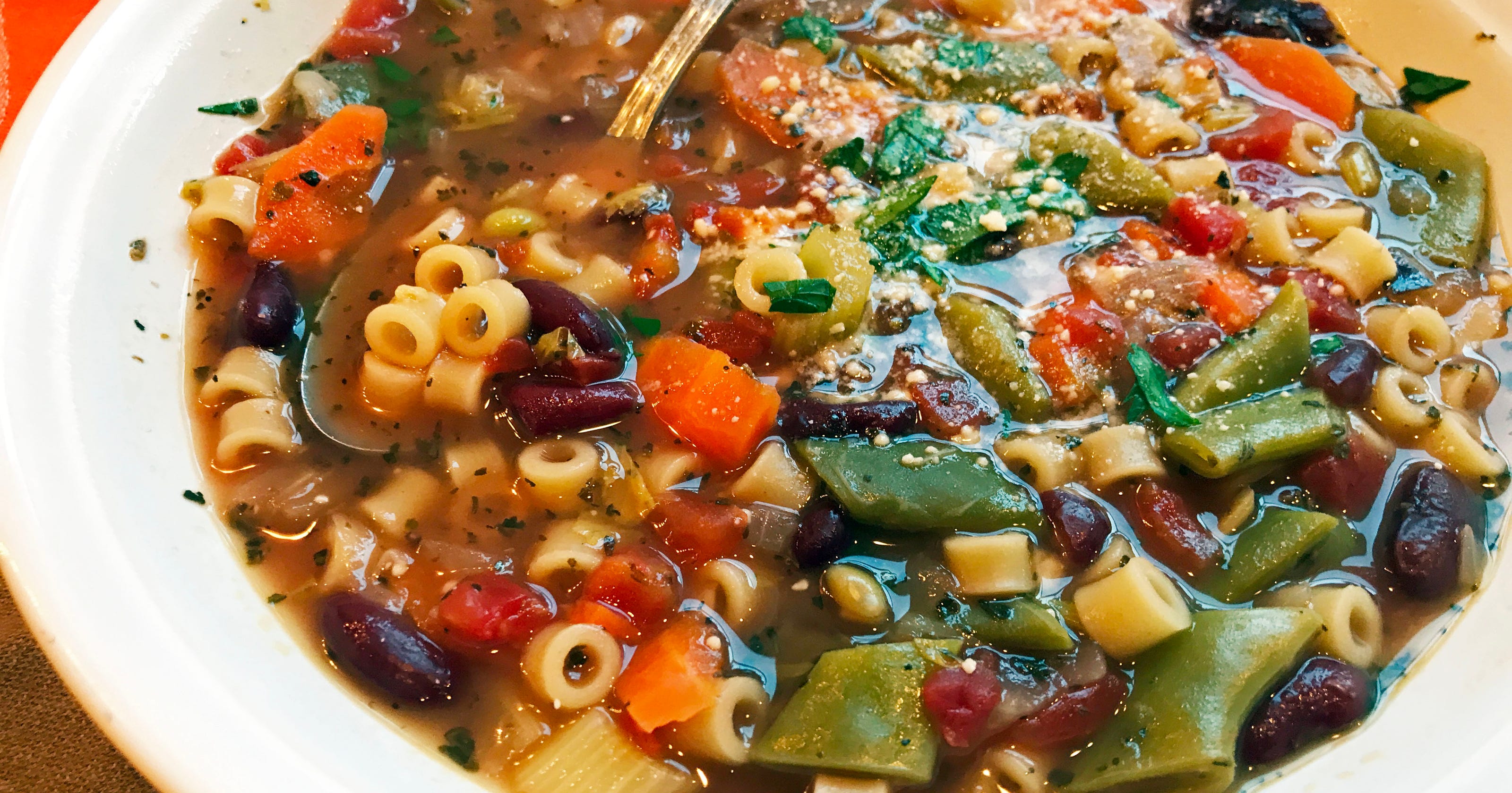 Italian country cooking at its best Pasta e Fagioli