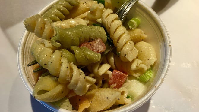 We have the recipe for Bogie's pasta salad, thanks to the owner of Deli on the Square.