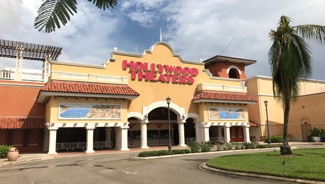 The movie theater at Coconut Point remains closed due to Hurricane Irma damage.