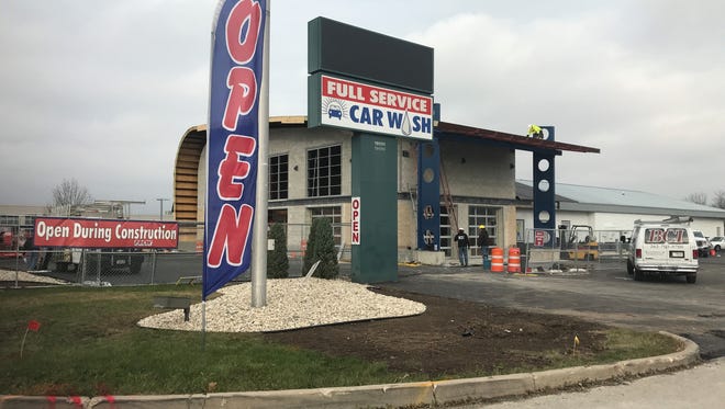 The remodeling of Full Service Car Wash, 19050 W. Bluemound Road, should be completed in three weeks. The business has remained open during construction.