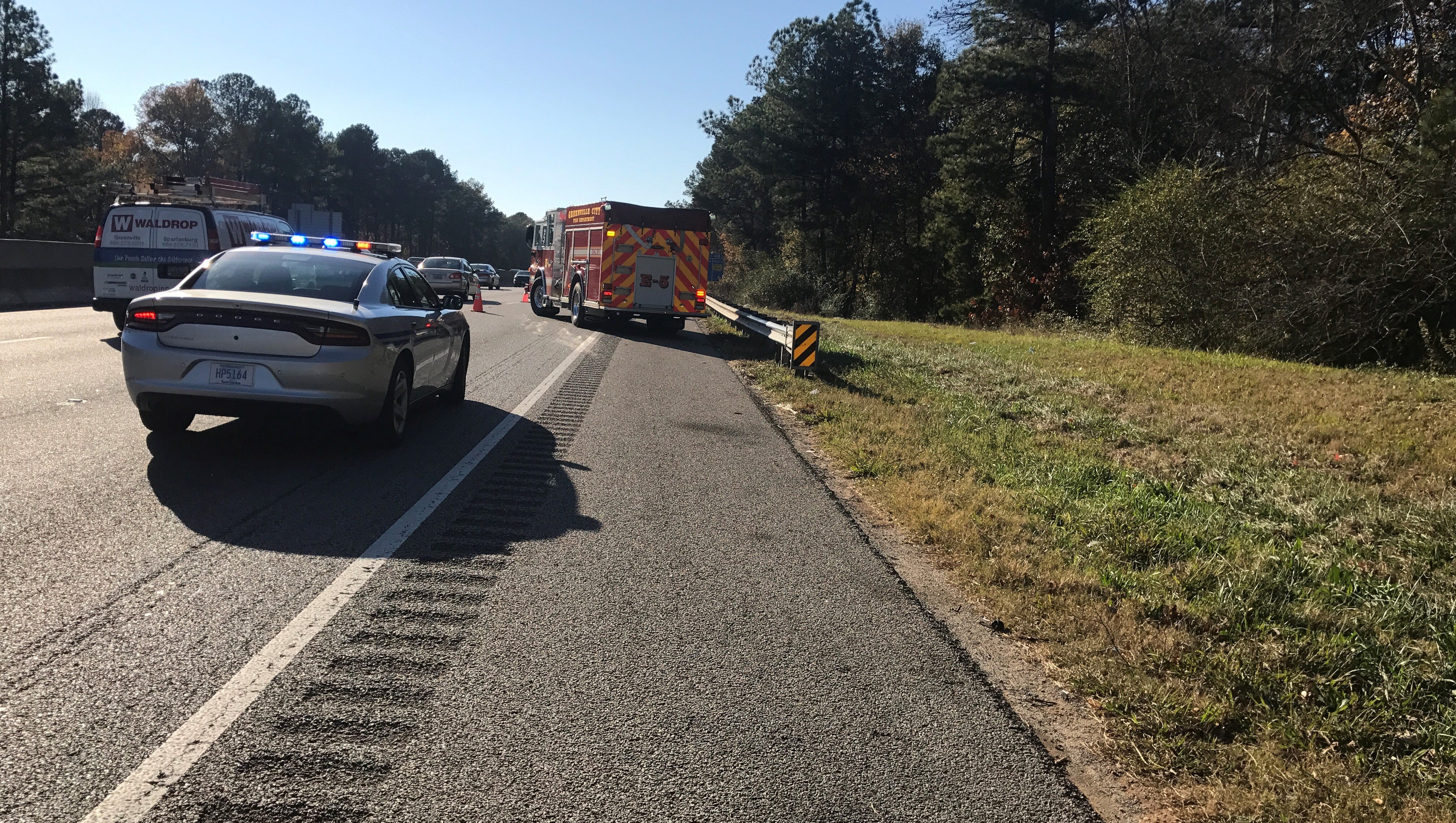 20-year-old man killed in crash on I-85 in Greenville County
