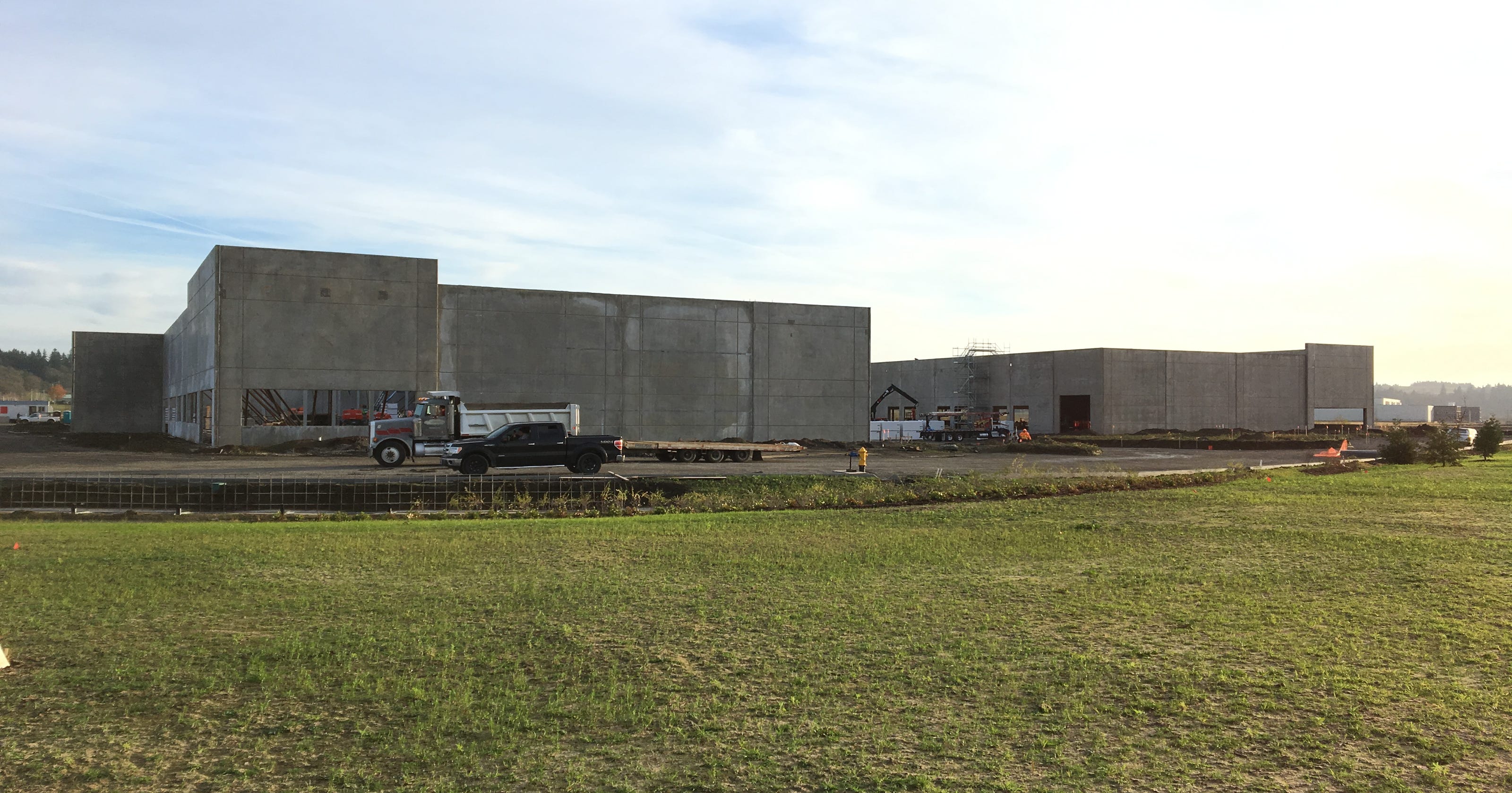 What's that going up near the new Amazon warehouse?