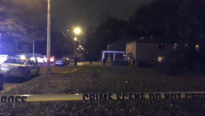 Police investigate a fatal shooting on Edith Avenue in South Memphis on the evening of Dec. 4, 2017.