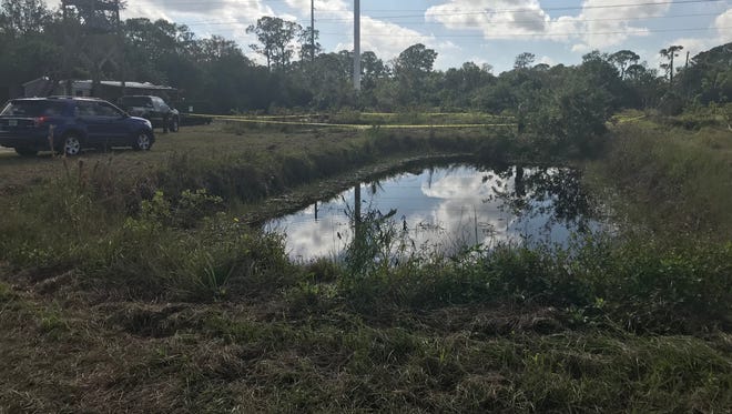Deputies were putting up crime scene tape Dec. 7, 2017, at a fish farm in south Indian River County.
