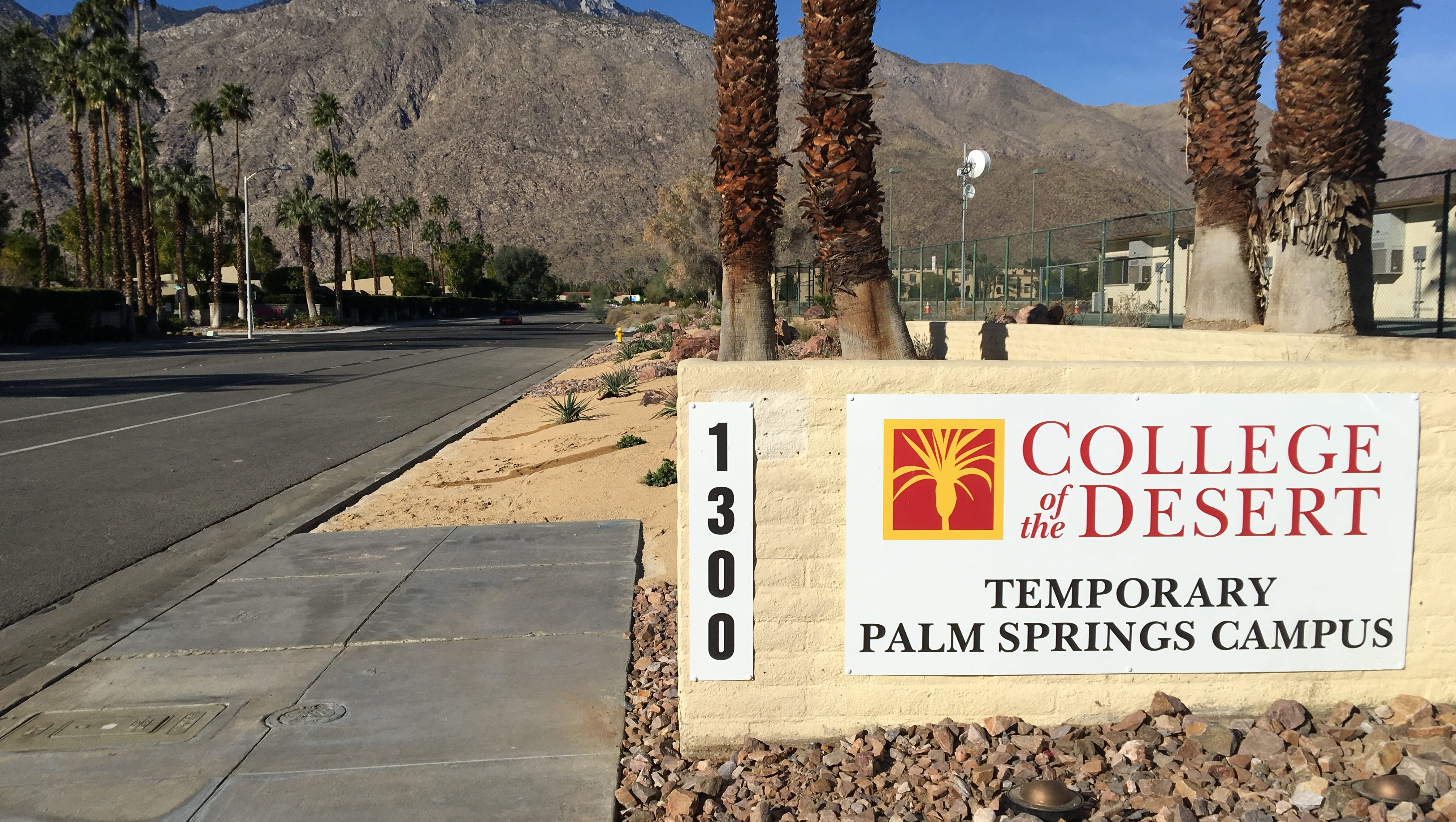 COD's temporary Palm Springs campus isn't affecting traffic