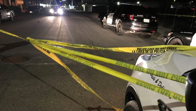 Salinas police responded to a shooting on Simas Street Thursday night.