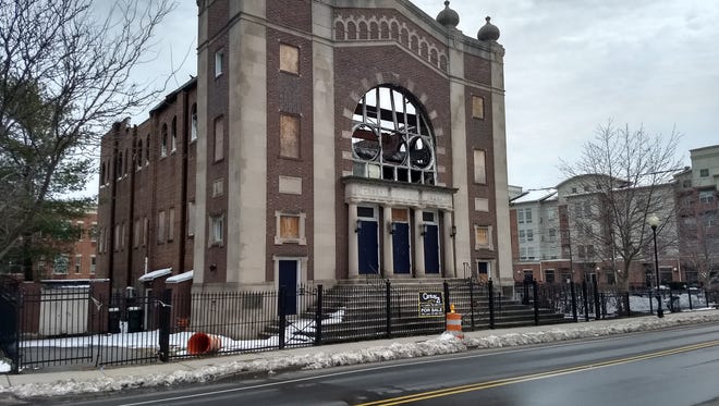 The Poile Zedek Synagogue on Neilson Street in New Brunswick was severely damaged by a fire in October of 2016.