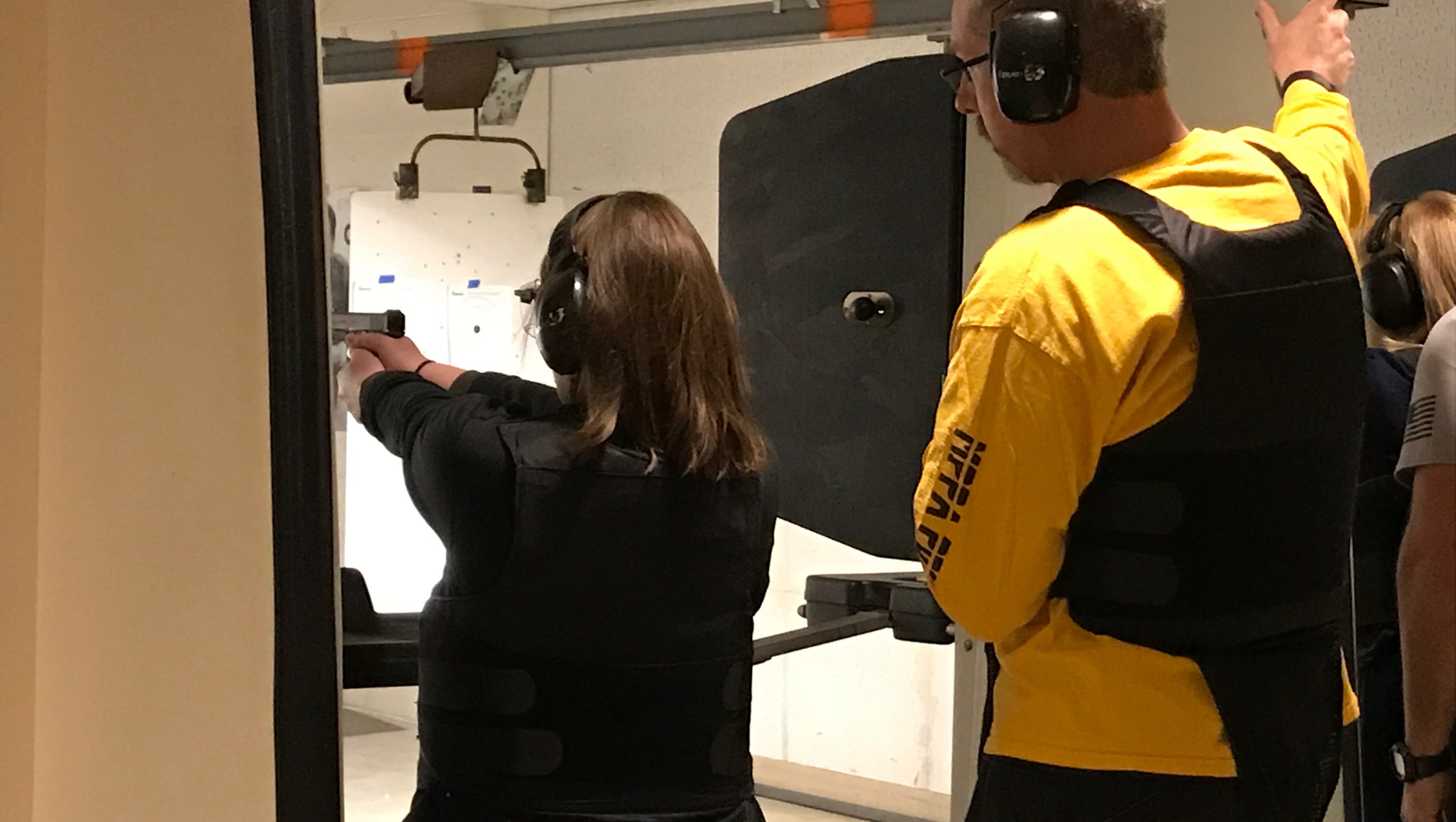 Manitowoc Police Citizens Academy week 3: Armed robber simulation