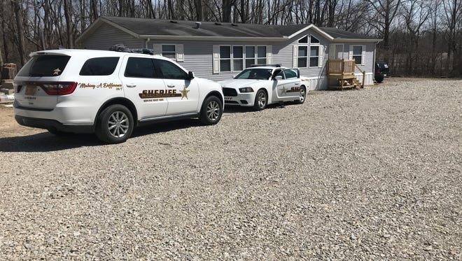 Tippecanoe County sheriff's deputies were called to this mobile home about 11 a.m. Thursday after a report of a domestic fight that involved someone firing a shotgun outside of this home.