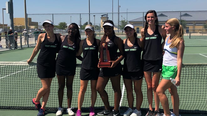 The Fort Myers girls tennis team won their seventh district title in eight years after edging Venice 18-17 at the District 3A-13 championships Wednesday at Charlotte High.