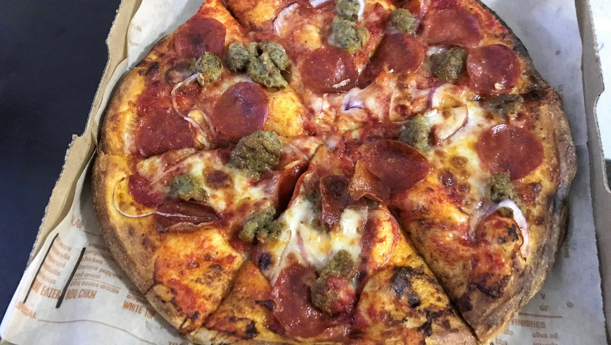 Build your own pie at Blaze Pizza