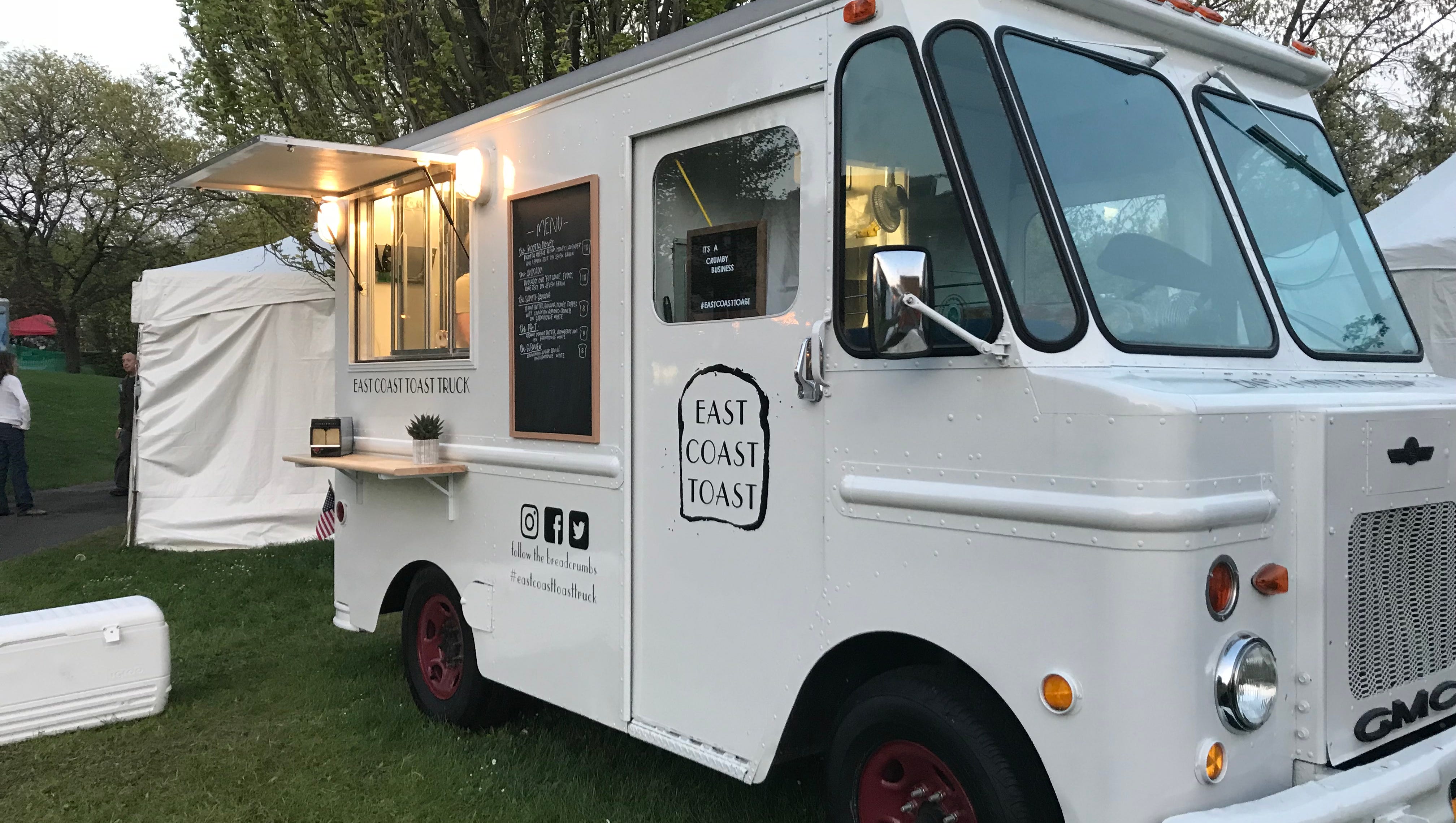 East Coast Toast Food Truck serves toast in Rochester NY
