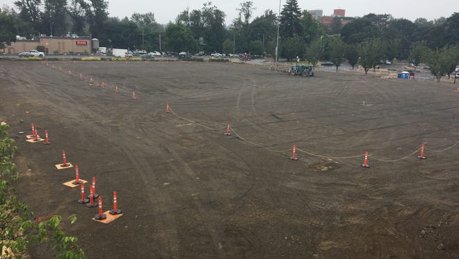 Renovation of Sparks Field on the campus of Willamette University in Salem, Oregon, on June 8, 2018.