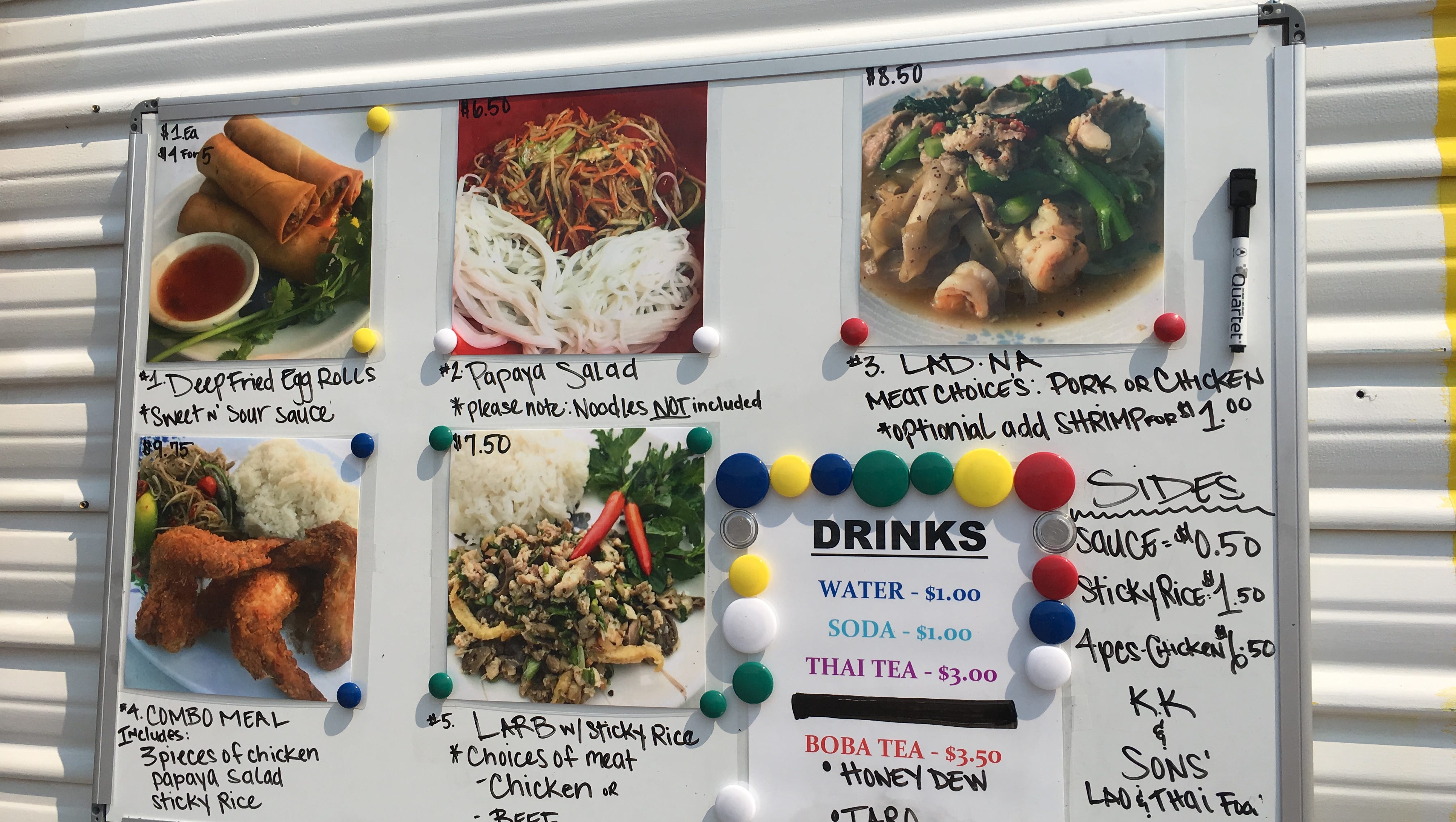 Family opens KK & Sons food truck, serving Lao/Thai food