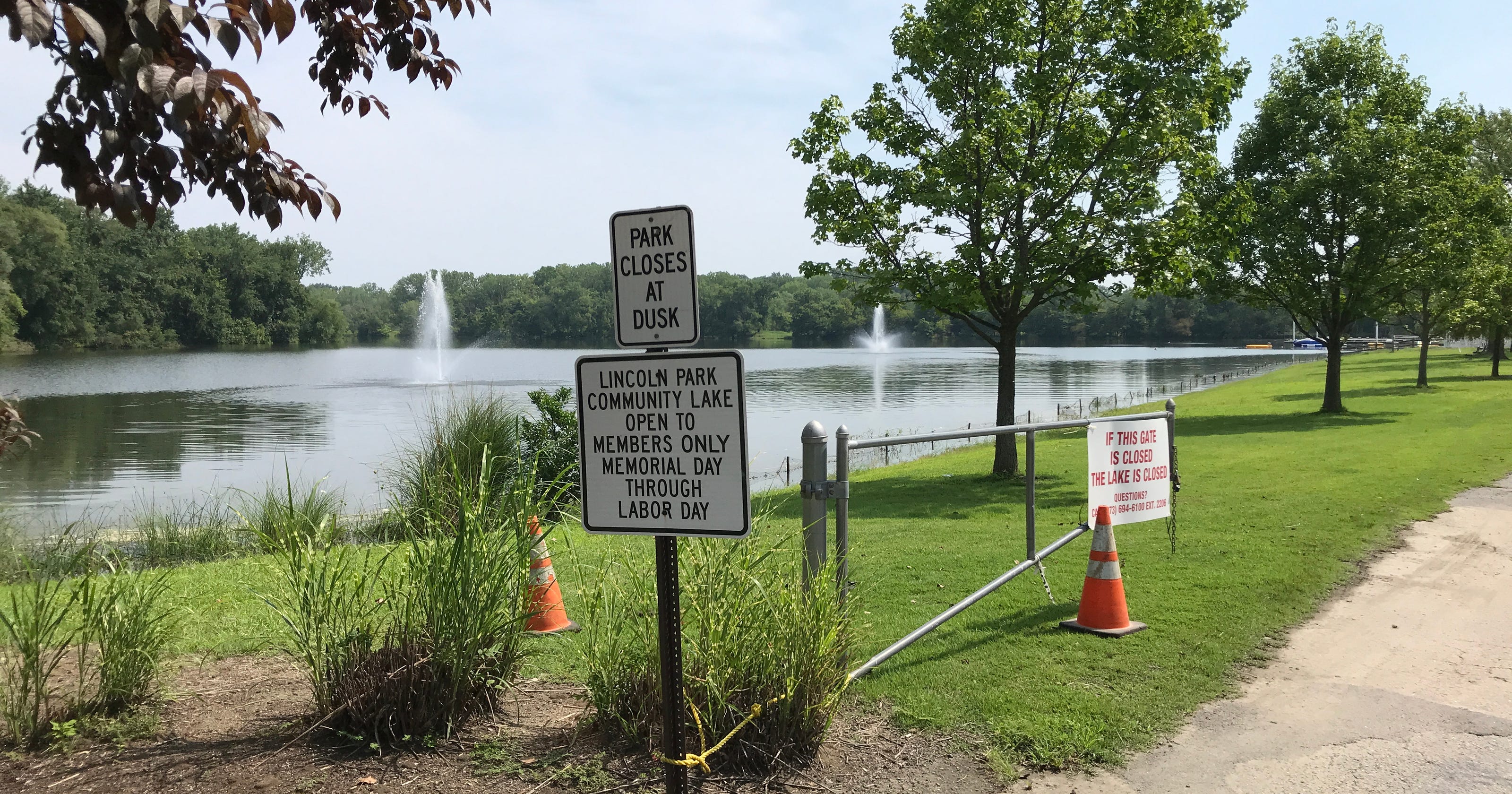 Lincoln Park Community Lake opens after algae bloom advisory lifted