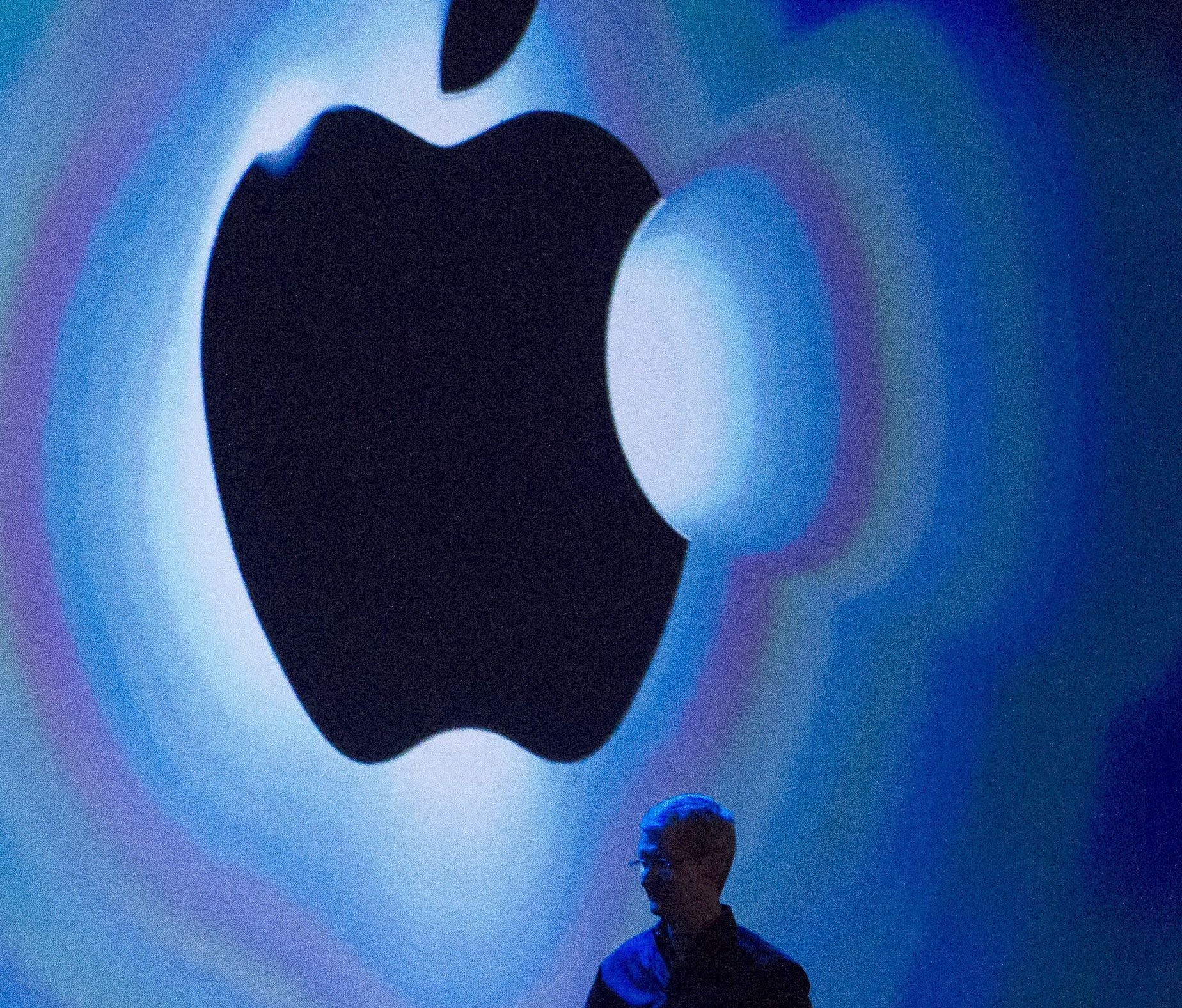 Tim Cook speaks during the keynote address during the 2013 Apple Worldwide Developers Conference. Apple and other big consumer tech companies face allegations from a WikiLeaks data dump of alleged government documents that the CIA was able to hack iO