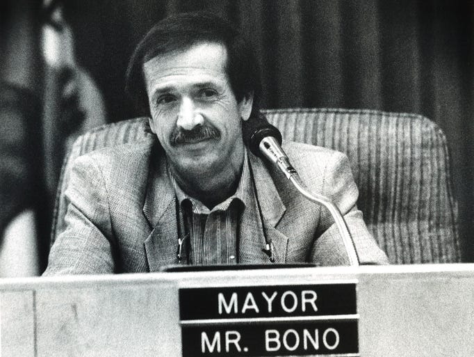 Image result for sonny bono inaugurated as mayor of palm springs