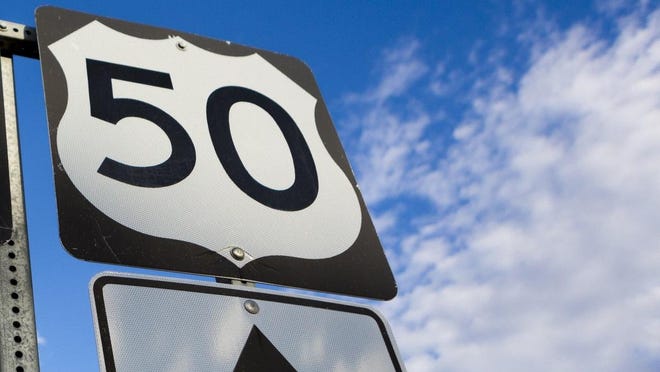 Route 50 sign