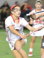 Airmont native and former Suffern lacrosse player Baley Parrott was named the Big Ten co-freshman of the week on Wednesday.