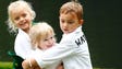 The children of Bubba Watson and Webb Simpson play