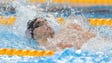 Ryan Murphy (USA) swims in the men's 100m backstroke