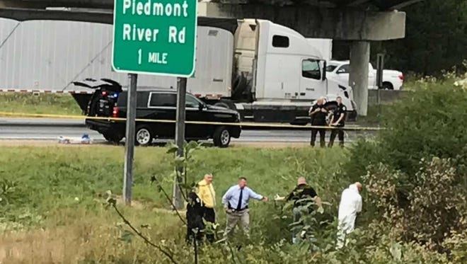 Authorities are investigating the discovery of a body Friday afternoon near Interstate 85 in northern Anderson County.