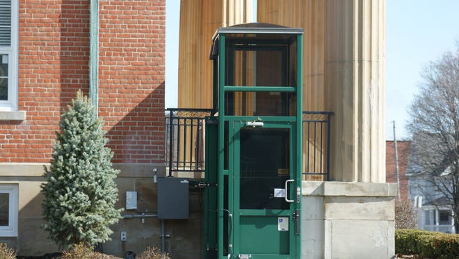 The elevator at the Sandusky County Courthouse will be replaced, thanks to grant funding for a new handicap ramp.