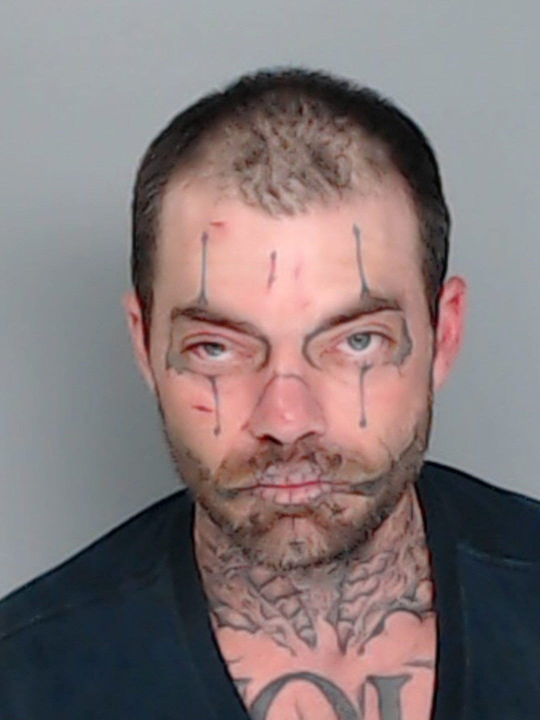 mugshots of texas inmates with face neck tattoos