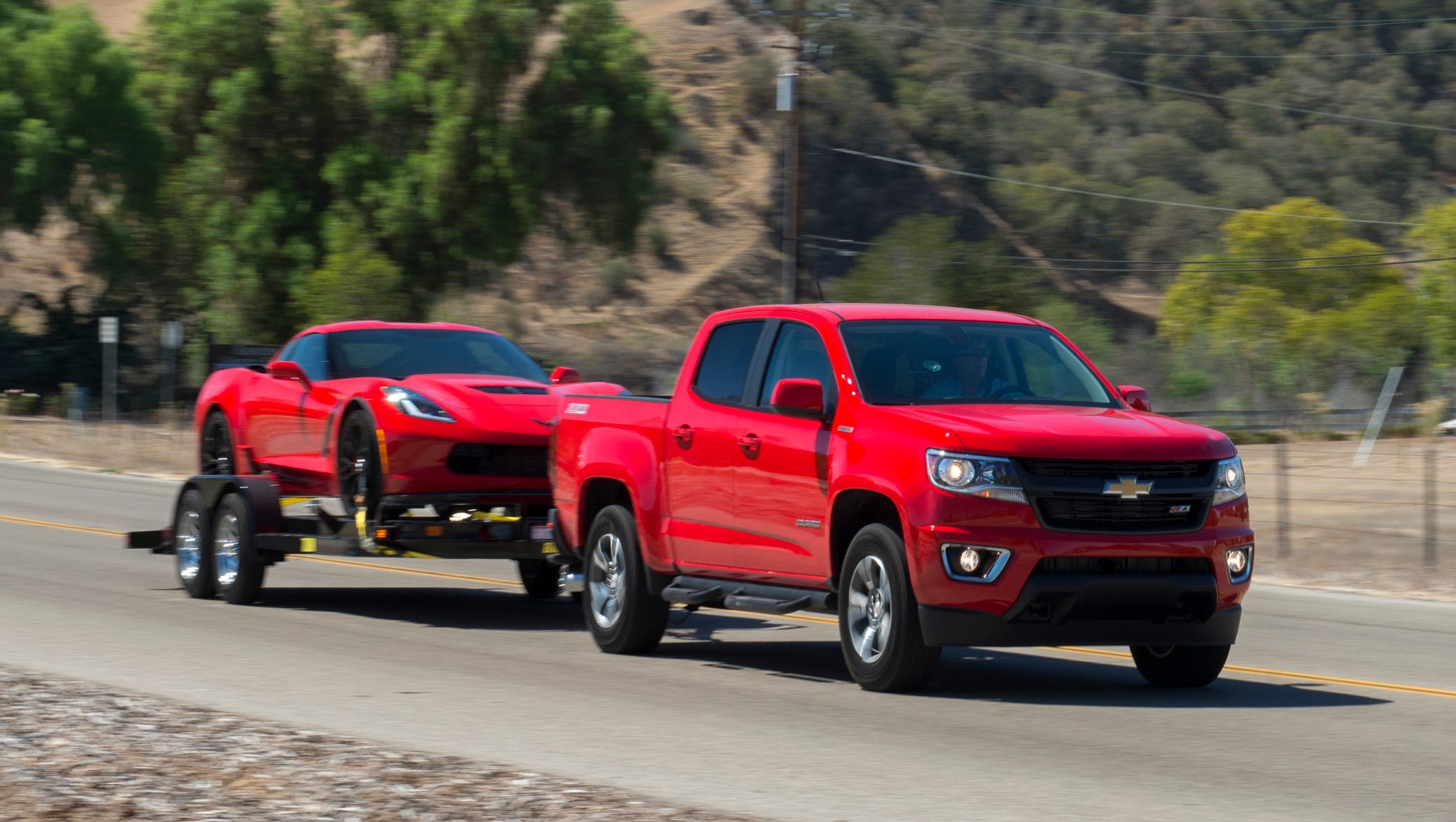 2016 chevrolet colorado z71 towing capacity