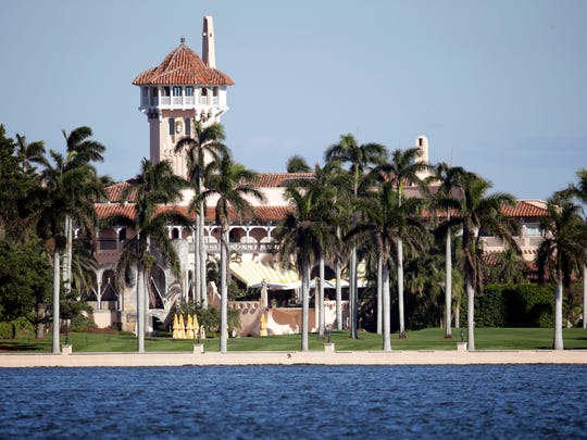 The Mar-a-Lago resort owned by President Trump in Palm