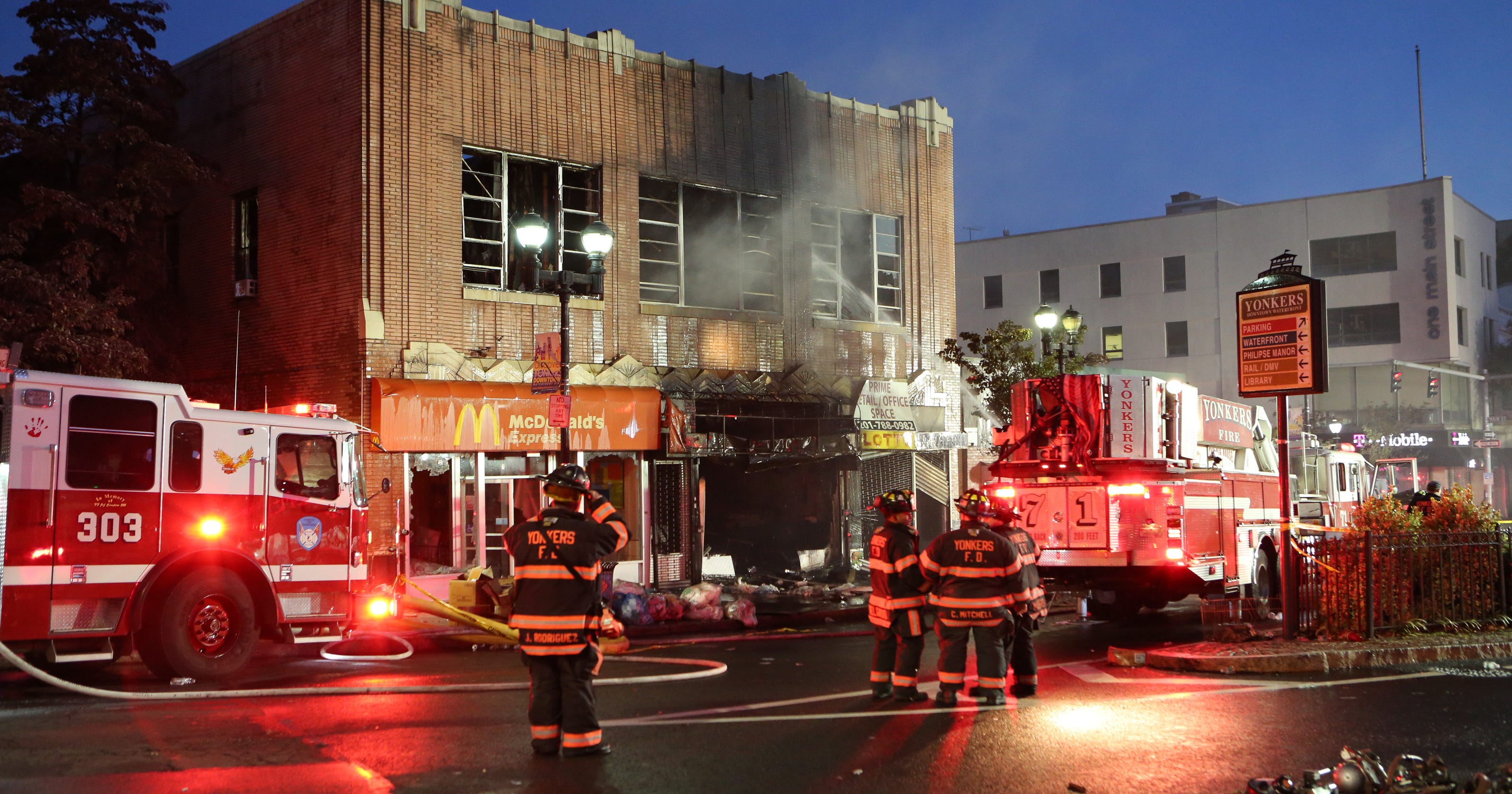 Yonkers fire ravages Getty Square stores; church saved 