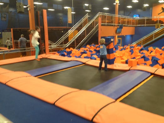 Sky Zone locations, including Lakewood, Ocean Township