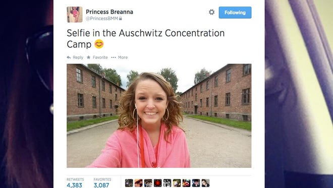 Selfie in Auschwitz
