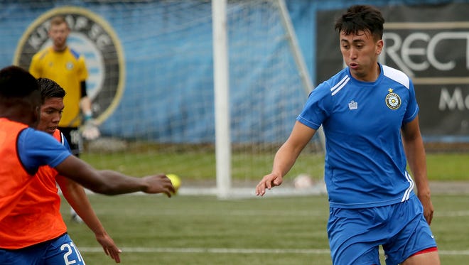 Former North Kitsap standout Ismael DeLuna has made four starts and scored two goals this year for the Kitsap Pumas.