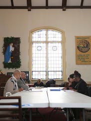 A Bible study met at Mt. Olivet Baptist Church, 141