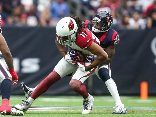 Arizona Cardinals wide receiver Larry Fitzgerald makes