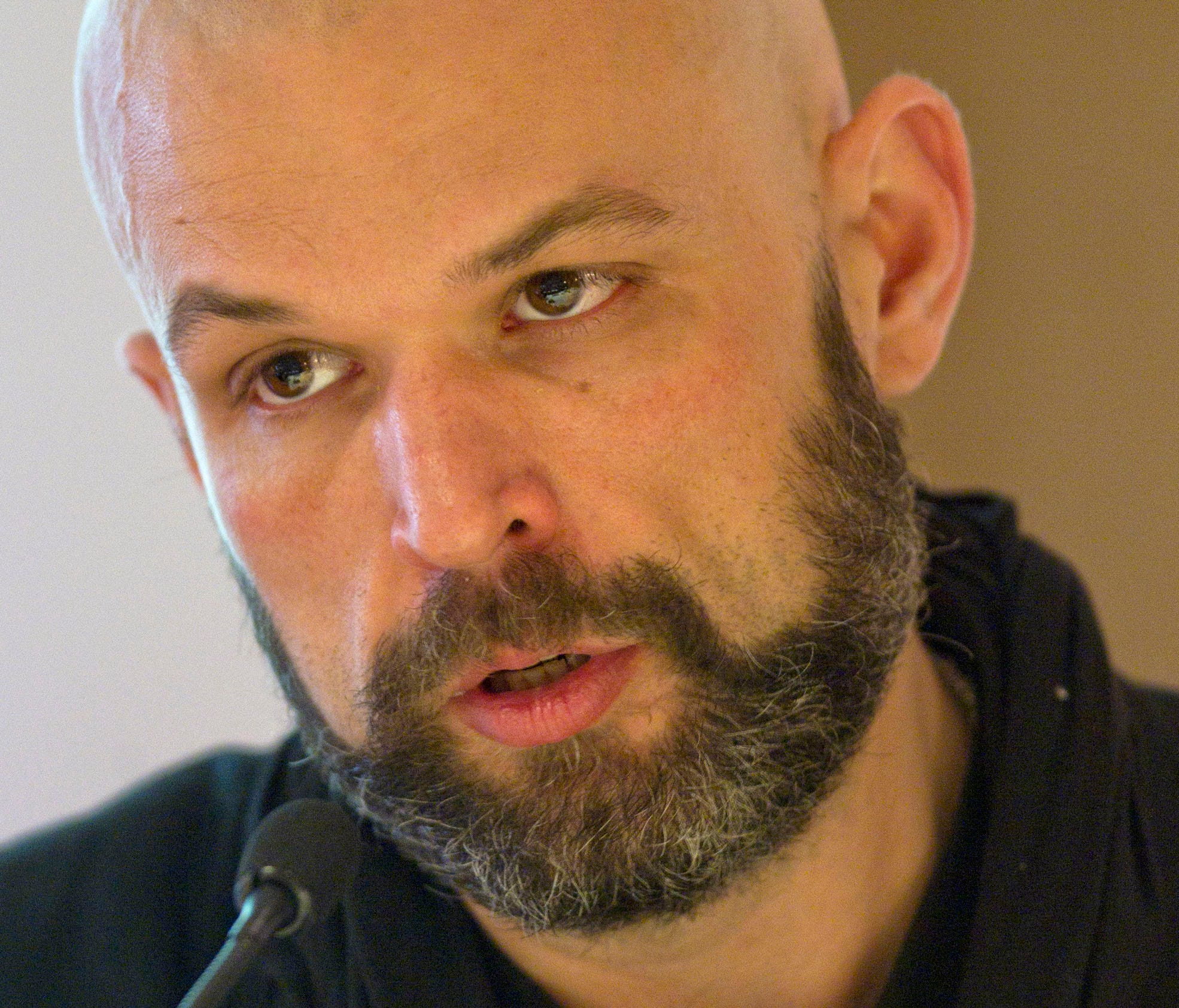 Kevin Williamson, managing editor of National Review, speaks during the Council for the United States and Italy (Consiusa) Biennial Conference in New York, Dec. 10, 2010.
