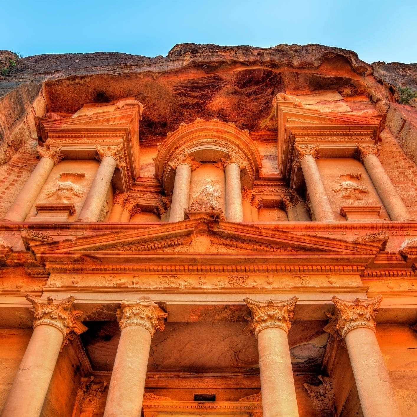 Petra in Jordan.