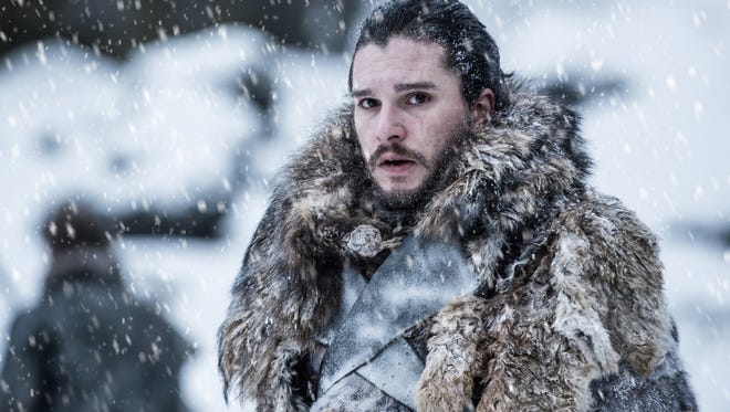 Jon Snow in a scene from the seventh season of HBO's "Game of Thrones."